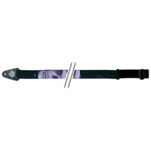 Fire&Stone - Tattoo Purple Skull Edition Guitar Strap