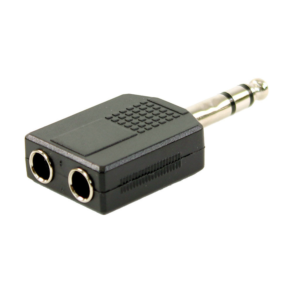 Music plus - Adaptateur Jack 6.35M/ 2 Jack 6.35F Music plus - Adaptateur Jack 6.35M/ 2 Jack 6.35F