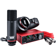 Focusrite - Scarlett3 Solo Studio,  Pack Interface Audio G3, 2 In / 2 Out