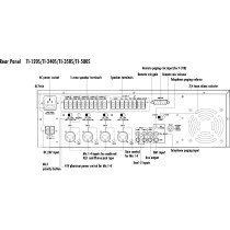ITC - TI-240S, Amplificateur mélangeur 5 zones 7 Entrées 240W RMS