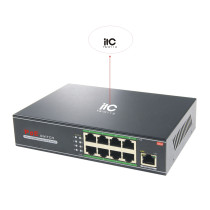 ITC Audio TS-W113 Commutateur PoE 8 Ports