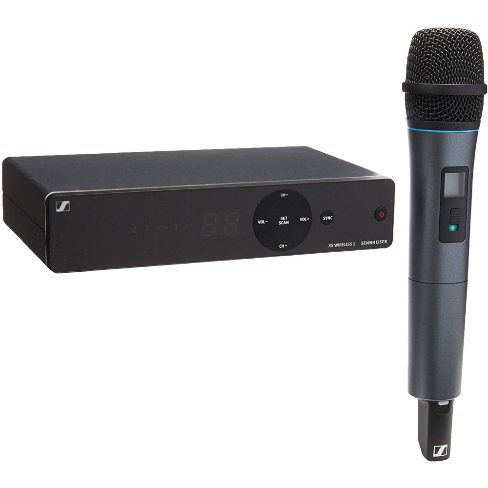 Sennheiser - XSW 1-825-A Système de microphones à main double sans fil - Gamme A Sennheiser - XSW 1-825-A Système de microphones à main double sans fil - Gamme A