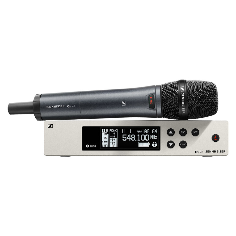 Sennheiser - EW 100 G4-945-S-B, Système de microphone à main sans fil Plage B Sennheiser - EW 100 G4-945-S-B, Système de microphone à main sans fil Plage B