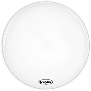 Evans - BD24MS1W, Peau de frappe de grosse caisse MS1 sablée, 24"