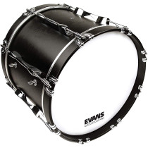 Evans - BD28MS1W, Peau de frappe de grosse caisse MS1 sablée, 28"