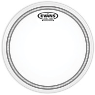 Evans - B08EC2S, Peau de frappe de Tom EC2 semi-transparente, 8"