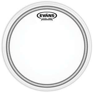 Evans - B10EC2S, Peau de frappe de tom EC2 semi-transparente, 10"