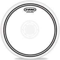 Evans - B13EC1RD, Peau de frappe de caisse claire avec point inversé EC1 semi-transparente, 13"