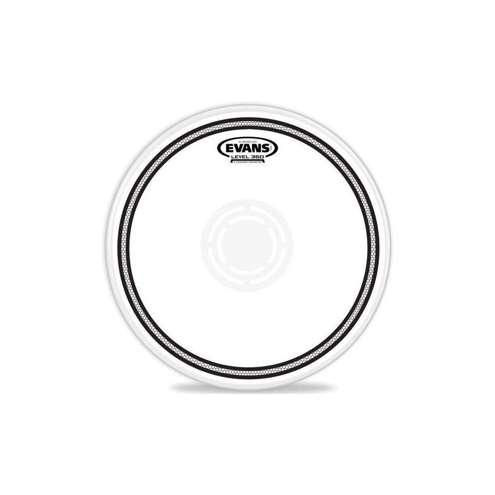 Evans - B13EC1RD, Peau de frappe de caisse claire avec point inversé EC1 semi-transparente, 13"