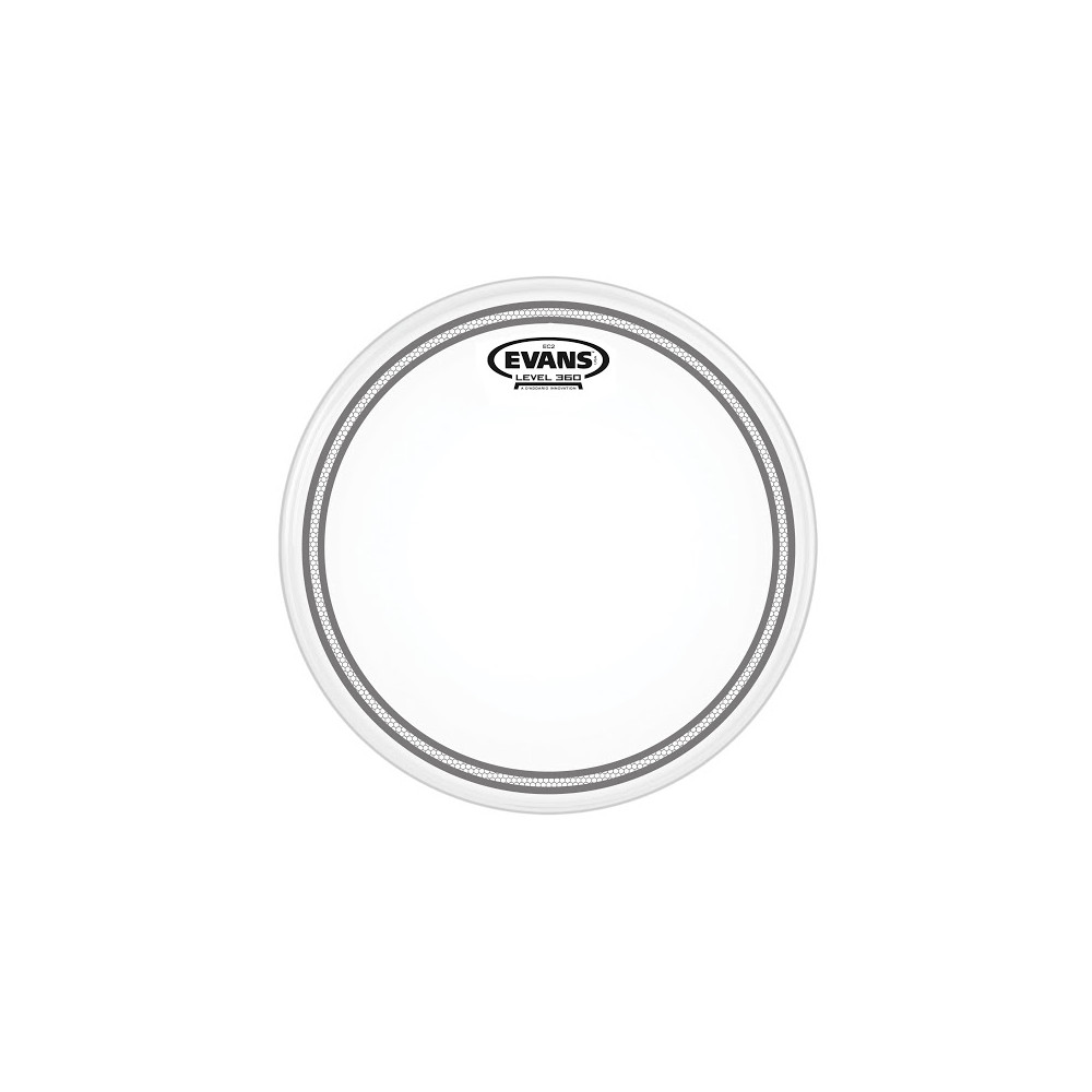 Evans - B13EC2S, Peau de frappe de tom EC2 semi-transparente, 13" Evans - B13EC2S, Peau de frappe de tom EC2 semi-transparente, 13"