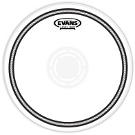 Evans - B14ECSRD, Peau de frappe de caisse claire EC2 semi-transparente, 14"