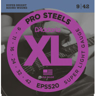 D'Addario - EPS520, Cordes Guitare Electrique  Pro Steels Super Light XL 09-42