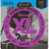 D'Addario - EXP120, Sup Light, Cordes Guitare électrique 09-42