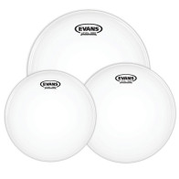 Evans - ETP-G1CTD-F, Pack de Peaux de toms G1 Fusion sablées, 10", 12", 14"