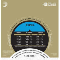 D'Addario - EXP46, Cordes guitare Classique Tirant Fort