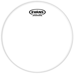Evans - TT10G1, Peau de frappe de tom G1 transparente, 10"