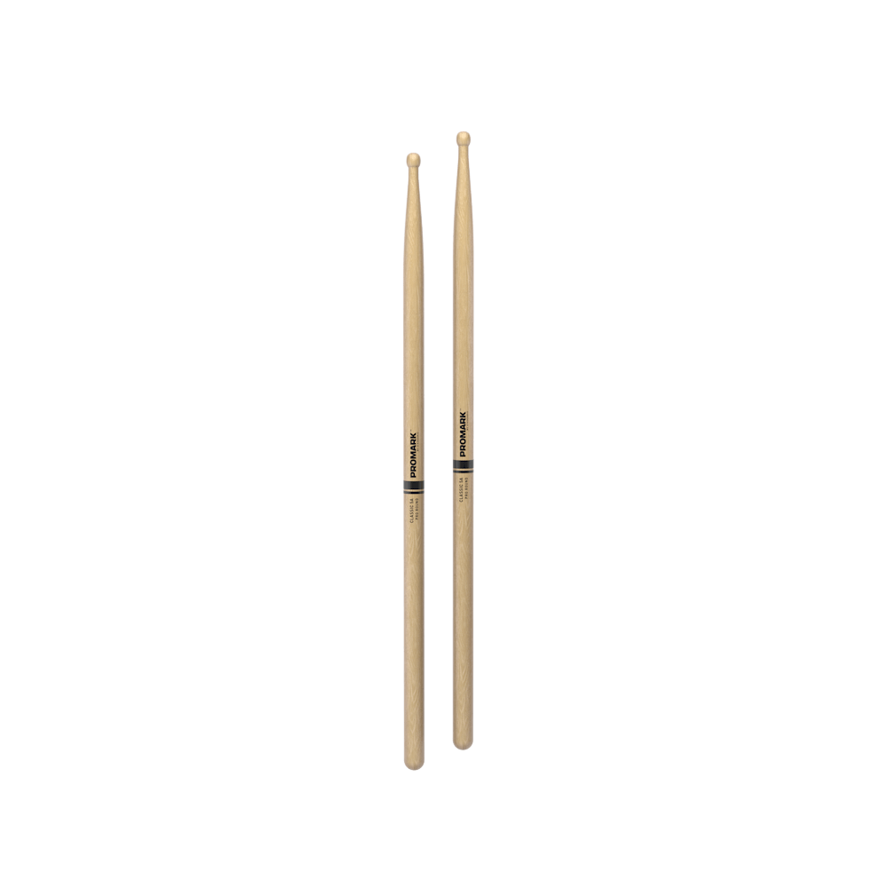 PROMARK - TXPR5AW , Baguettes Batterie "Classic 5A Pro-Round" en Hickory, Olive En Bois