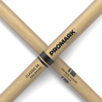 PROMARK - TXPR5AW , Baguettes Batterie "Classic 5A Pro-Round" en Hickory, Olive En Bois