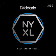 D'Addario - NYS009, Carbon Steel Electric Guitar String 009