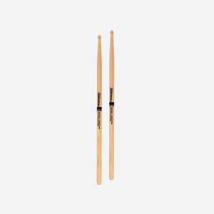 PROMARK - TXPR7AW , Classic 7A Pro-Round Hickory Wood Tip Drumsticks
