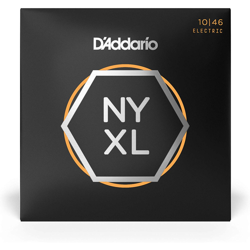 D'Addario - NYXL1046, Cordes Guitare électrique Regular Light, 10-46