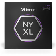 D'Addario - NYXL1164, Jeu de 7-Cordes Guitare électrique  Medium, 11-64