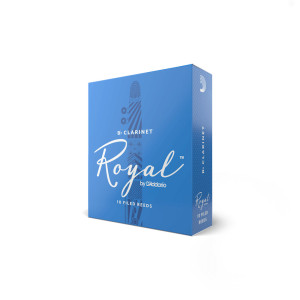 Rico Royal - RCB1020, Pack de 10 anches de clarinette Si♭, Force 2