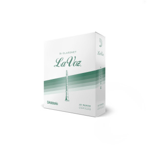 La Voz - RCC10SF, Pack de 10 anches de clarinette Si♭, Soft
