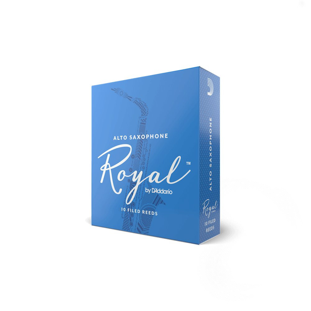 Rico Royal - RJB1020, Pack de 10 anches de saxophone alto, Force 2 Rico Royal - RJB1020, Pack de 10 anches de saxophone alto, Force 2