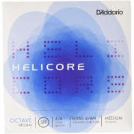 D'Addario - H350, Helicore Octave Violin String Set, 4/4 Scale, Medium Tension