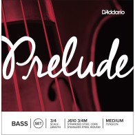 D'addario - J610, Prelude Double Bass String Set, 3/4 Scale Medium Tension