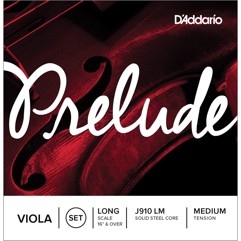 D'Addario - J910 LM, Jeu de Cordes Prelude Alto Longue Echelle Meduim
