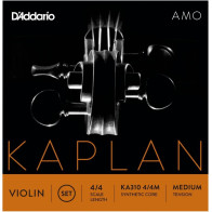 D'addario - KA310, Jeu de cordes Violon Kaplan Amo 4/4 Medium