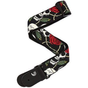 D'Addario - 20T02, Courroie de guitare en polyester, Immortal Love