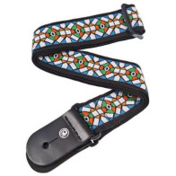 D'Addario - 50E02, Stained Glass Polyester Guitar Strap