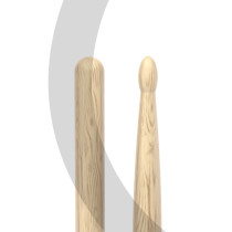 PROMARK - PW7AW, Classic 7A Oak Wood Tip Drumsticks