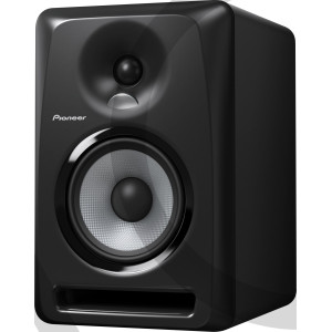 Pioneer - S-DJ50X, Enceinte de studio 2 voies Bi-amplifié , 80 Watts 5"/1" (La Pièce)  Noir