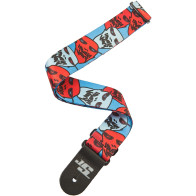 D'Addario - 50JS11,  Courroie de guitare en polyester, Ghost