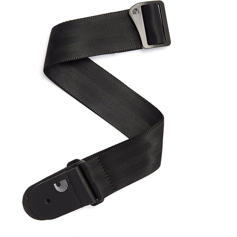 D'Addario - 50SB00,  Courroie de guitare Seatbelt, Noire