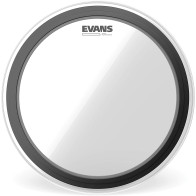 Evans - BD20EMADHW, Peau de frappe de grosse caisse EMAD transparente, 20"