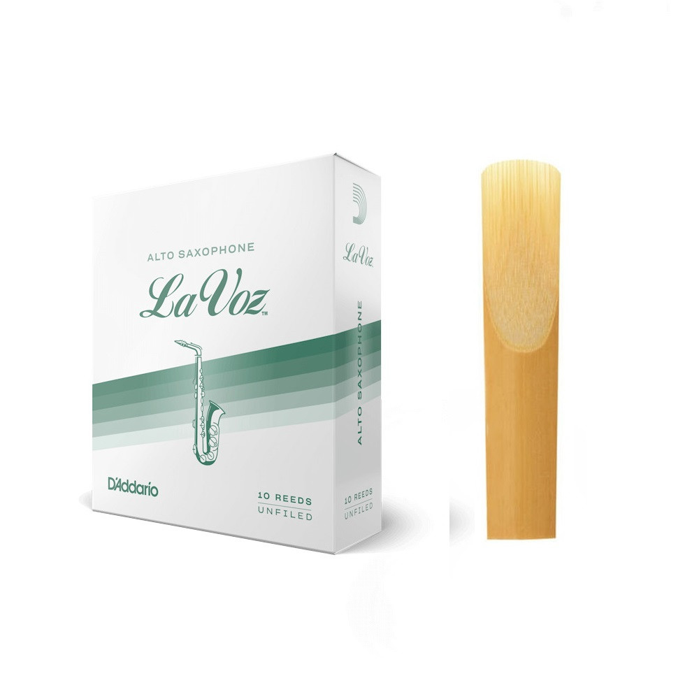 La Voz - RJC10MD, Alto Saxophone Reed, Medium (Per Piece) La Voz - RJC10MD, Alto Saxophone Reed, Medium (Per Piece)