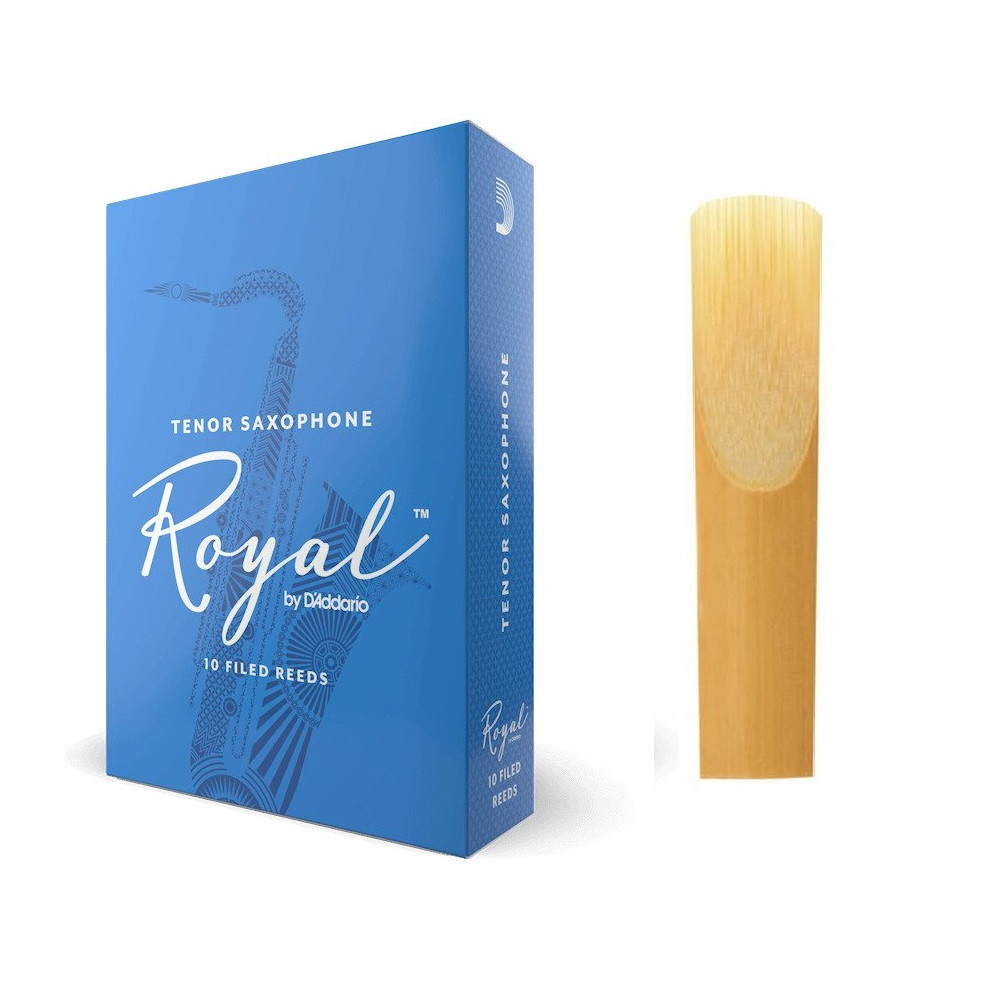 Rico Royal- RKB125, Anche de saxophone Tenor, Force 2.5 (La pièce) Rico Royal- RKB125, Anche de saxophone Tenor, Force 2.5 (La pièce)
