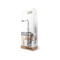 D'Addario Select Jazz - RRS05TSX2H, Pack de 5 anches de saxophone tenor, Force 2 (Hard)