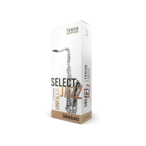 D'Addario - RRS05TSX2S, Pack de 5 anches de saxophone tenor  Select Jazz , Force 2 (Soft)