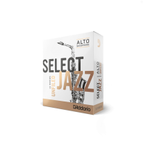 D'Addario  - RRS10ASX2M, Pack de 10 anches de saxophone alto Select Jazz unfiled, Force 2 (Medium)