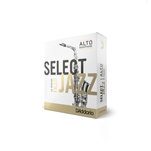 D'Addario - RSF10ASX3S, Pack de 10 anches de saxophone alto Select Jazz  filed, Force 3 (Soft)