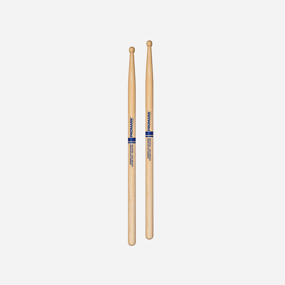 PROMARK - TXSD1FW, Baguettes Batterie "Classic Future Pro" en Hickory SD1 PROMARK - TXSD1FW, Baguettes Batterie "Classic Future Pro" en Hickory SD1