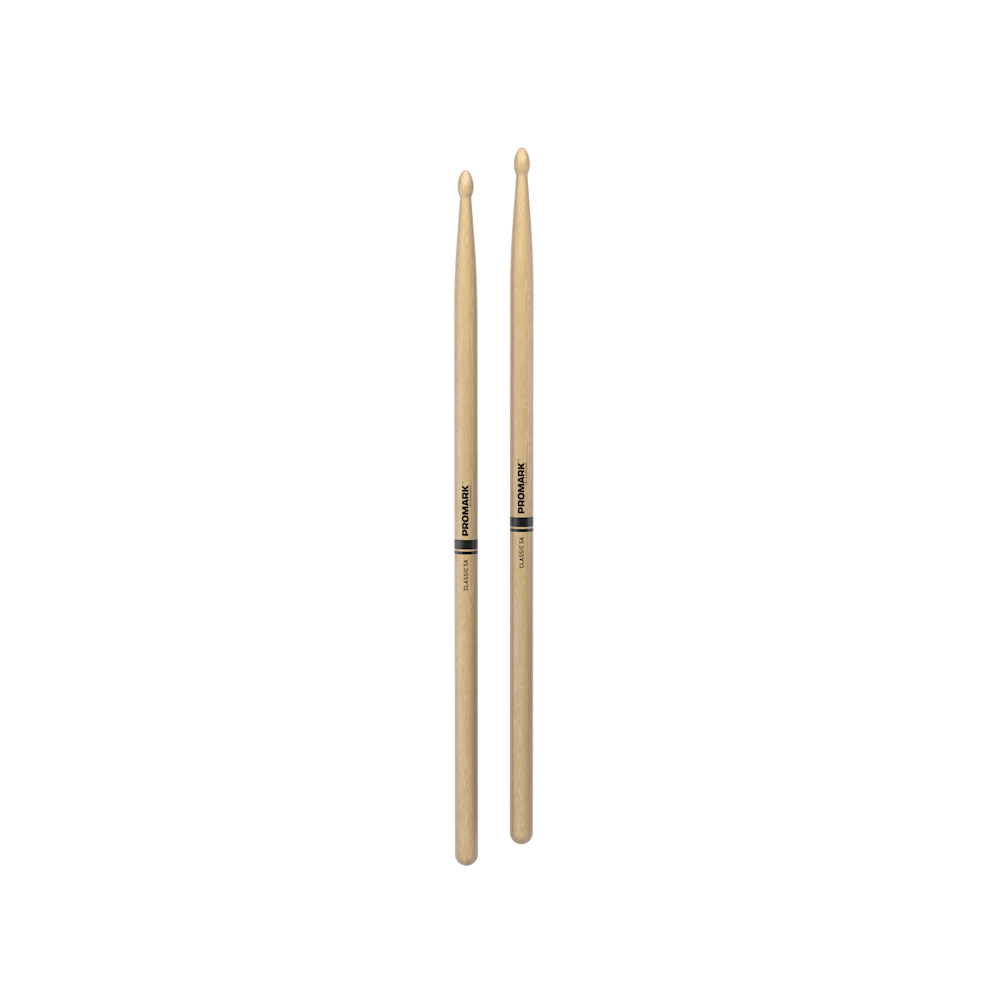 PROMARK - TX5AW, Baguettes Batterie "Classic 5A" en Hickory Olive en Bois PROMARK - TX5AW, Baguettes Batterie "Classic 5A" en Hickory Olive en Bois
