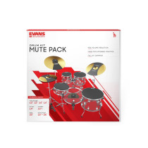 Evans - SOSETFSN, SoundOff Fusion Box Pack, Sourdine Batterie