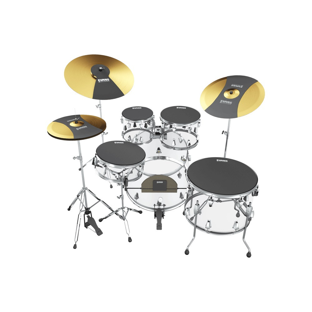 Evans - SOSETFSN, SoundOff Fusion Box Pack, Sourdine Batterie Evans - SOSETFSN, SoundOff Fusion Box Pack, Sourdine Batterie